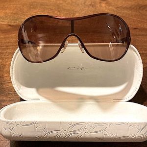 Womens Oakley Deception Bronze Sunglasses